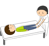 冷えのツボを刺激する院長